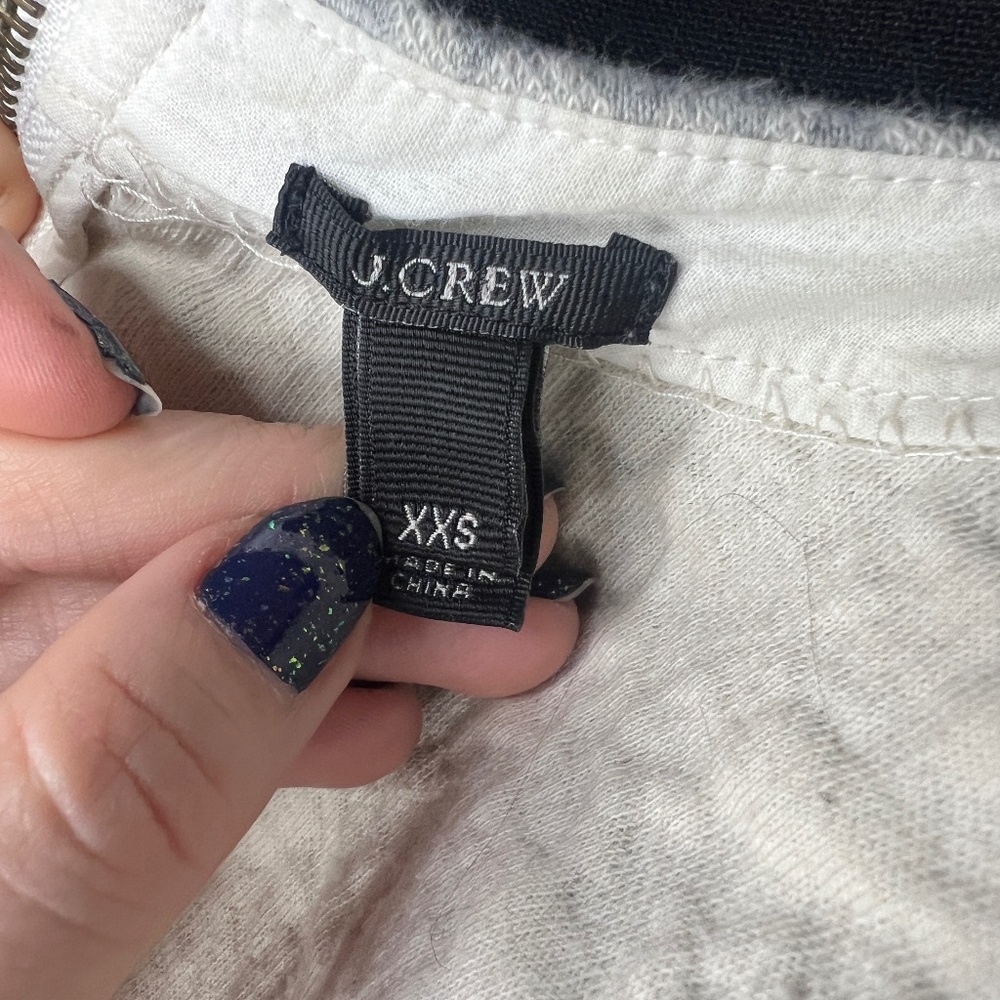 J.Crew Zipper Back Tee - Picture 4 of 5